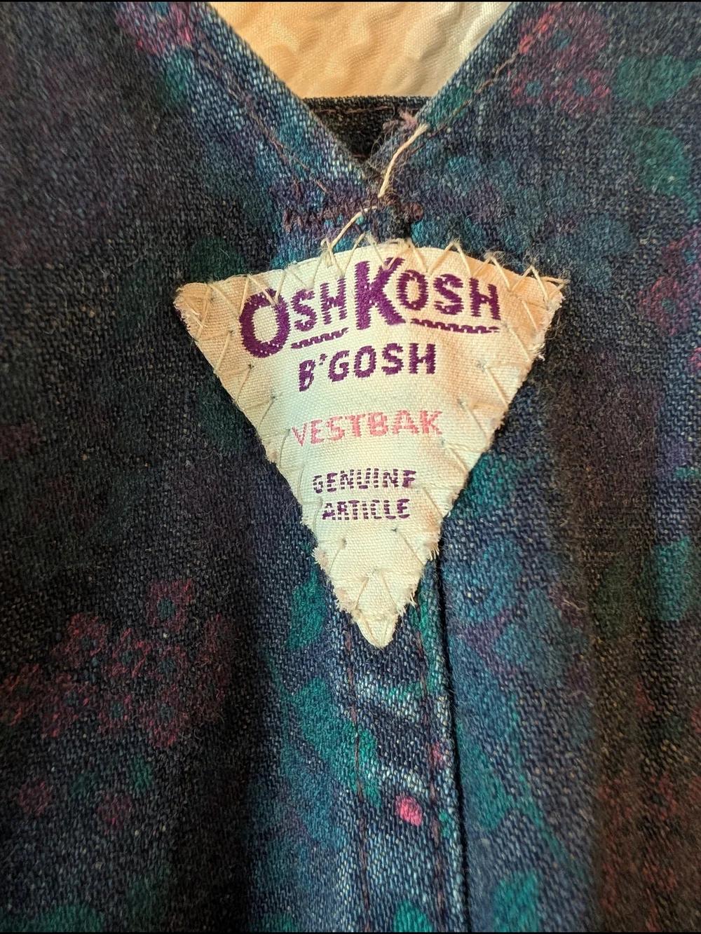 Vintage OshKosh B'gosh Children's Denim Overalls - Blue